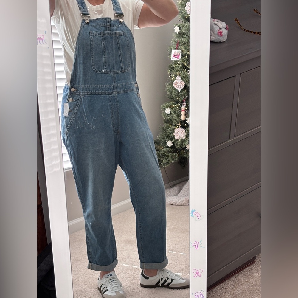 GAP Classic Denim Overalls, size L